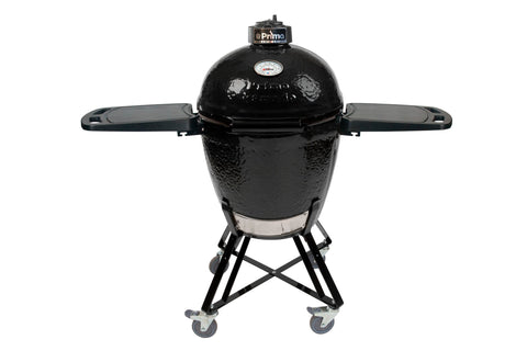 Image of Primo Round All-In-One 18.5-inch Ceramic Kamado Grill w/Cart | PG00773 | Kamado Grills Depot